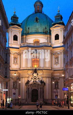 Österreich, Wien, St. Peter Kirche, Stockfoto