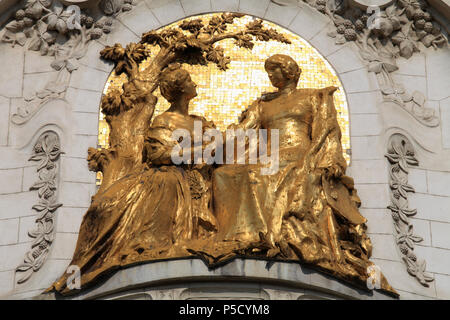 Österreich, Wien, der Französischen Botschaft, Architektur Detail, Dekoration, Stockfoto