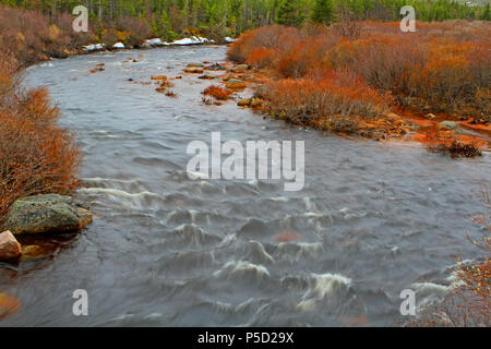 Pinware River, Labrador Coastal Drive 510 N, Trans Labrador Highway, Neufundland, Labrador, Kanada Stockfoto