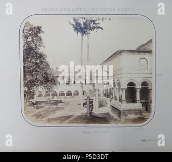 275 Carol Popp de Szathmari - Horezu Foişorul Bisericii Mânăstirii Stockfoto