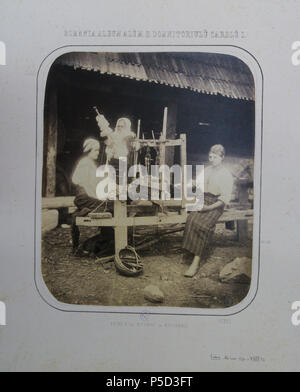 275 Carol Popp de Szathmari resboi Femea - la la Rucărŭ Stockfoto