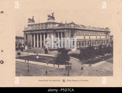 113 Antuérpia, Bélgica, Inicio tun Sec. XX, das Musée Royal des Beaux-Arts, Arquivo de Villa Maria, Angra do Delgada, Azoren. Stockfoto