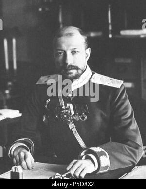 N/A. Englisch: Daniil Vassilievich Drachevsky (1858-1918), war ein russischer Major General; St. Petersburgs Gouverneur bei der 1907-1914. 1908. : (1858 - 1918) -,, (1907-1914). 1908. . 5. September 2012, 22:11 (UTC). Daniil Vassilievich Drachevsky, von Bulla's Studio (1908).jpg: abgeleitete Arbeit: Kaganer411 Daniil Vassilievich Drachevsky, von Bulla's Studio (1908) 7/8 Stockfoto