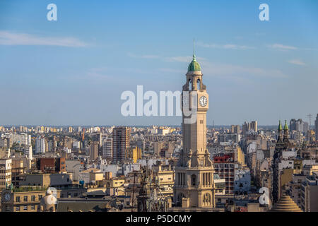 Buenos Aires Stadt Gesetzgebung Tower und der Innenstadt Luftaufnahme - Buenos Aires, Argentinien Stockfoto