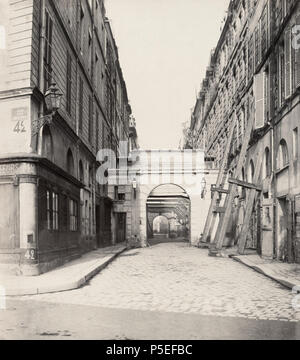 327 Charles Marville, Rue De Harlay au Palais, Ca. 1853 - 70 Stockfoto