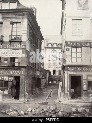 327 Charles Marville, Rue Breteuil, Ca. 1853 - 70 Stockfoto