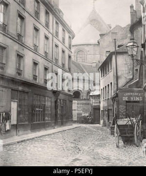 327 Charles Marville, Rue Breteuil, de la rue Vaucanson, Ca. 1853 - 70 Stockfoto