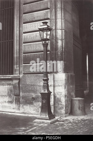 327 Charles Marville, Louvre, Entrée rue de Morengo, 1878 Stockfoto