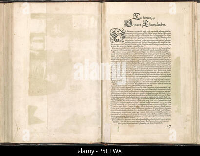 Latina: Theatrum Orbis Terrarum Nederlands: Theater, oft Toonneel des aerdt - bodems; waer inne te siene sijn de landt - Tafelen van de geheele weerelt: met een Corte verclaringe der seluer. . Nederlands: Plaat' 084 bv-085 Ar'uit de Atlas Ortelius van Abraham Ortelius. Oorspronkelijke druk ist uit 1571 aanvullingen uit 1573, 1579 en 1584. Zie voor de komplette Geschichte hier. Englisch: Platte' 084 bv-085 ar' aus dem Atlas von Ortelius, Abraham Ortelius. Originalausgabe von 1571 mit Ergänzungen von 1573, 1579 und 1584. Vollständige Beschreibung dieser Arbeit (in Niederländisch) finden Sie hier. . Zwischen 1571 ein Stockfoto