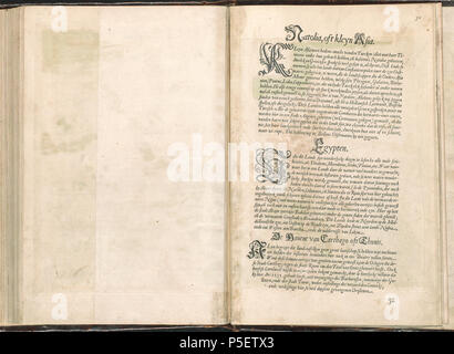 Latina: Theatrum Orbis Terrarum Nederlands: Theater, oft Toonneel des aerdt - bodems; waer inne te siene sijn de landt - Tafelen van de geheele weerelt: met een Corte verclaringe der seluer. . Nederlands: Plaat' 089 bv-090 Ar'uit de Atlas Ortelius van Abraham Ortelius. Oorspronkelijke druk ist uit 1571 aanvullingen uit 1573, 1579 en 1584. Zie voor de komplette Geschichte hier. Englisch: Platte' 089 bv-090 ar' aus dem Atlas von Ortelius, Abraham Ortelius. Originalausgabe von 1571 mit Ergänzungen von 1573, 1579 und 1584. Vollständige Beschreibung dieser Arbeit (in Niederländisch) finden Sie hier. . Zwischen 1571 ein Stockfoto