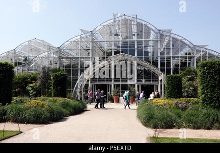 RHS Wisley GLASSHOUSE EINGANG. UK. Stockfoto