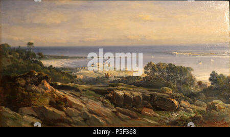 Point de vue sur le Suquet depuis la Croix des Gardes N/A. N/A62 Adolphe Fioupou-Le Suquet Stockfoto