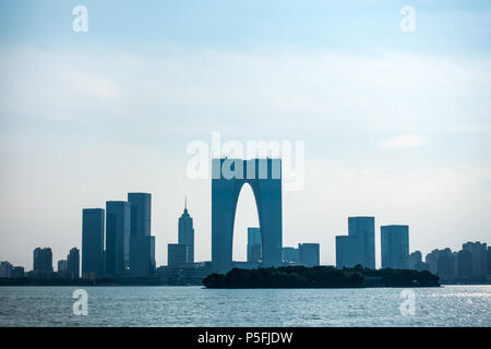 Das Tor des Orients in Suzhou, China Stockfoto