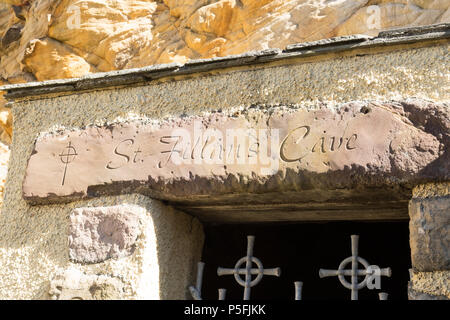 St Fillans Höhle, Pittenweem, Schottland, Großbritannien Stockfoto