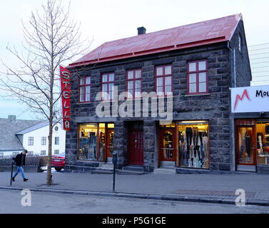 Tourismus Zentrum in Reykjavik Island Stockfoto