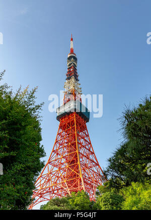 Tokyo Tower in der Innenstadt von Tokio, Japan, Asien Stockfoto