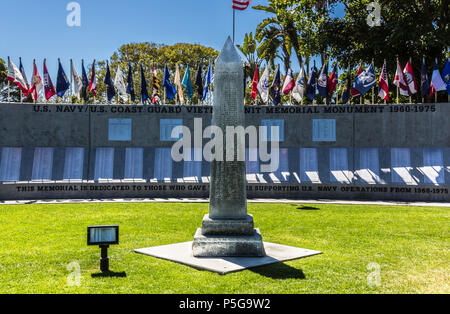 Veterans Memorial, Coronado ca US Stockfoto