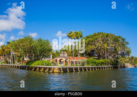 Großes Haus in Fort Lauderdale Stockfoto