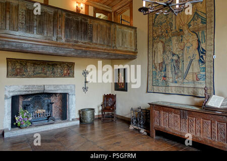 N/A. Englisch: Innenansicht Packwood House - Warwickshire, England. 10 Juni 2016, 08:44:01. Daderot 519 Eingangsbereich - Packwood House - Warwickshire, England - DSC 08796 Stockfoto