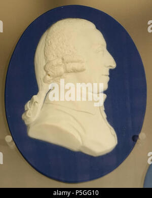 N/A. Englisch: Ausstellung im Wedgwood Museum - Barlaston, Stoke-on-Trent, England. 11 Juni 2016, 11:00:12. Daderot 60 Adam Smith, 1787 - Wedgwood Museum - Barlaston, Stoke-on-Trent, England - DSC 09700 Stockfoto