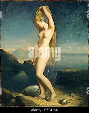 1838 Théodore Chasseriau - Venus Anadyomene. Stockfoto