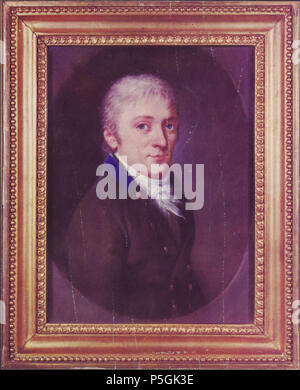 273 Carl Friedrich Gauß, pastellgemälde von Johann Christian August Schwartz, 1803 Stockfoto