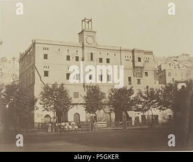 N/A. Englisch: Palais de la Djénina (Paa Kaps (Porte du Pacha) en turc Osmanischen) à Alger (algérie), Ancienne résidence des deys (XVII - XIXe siècles). Zwischen 1856 und 1857. Félix Jacques Antoine Moulin (1802-1879) 458 Djenina Palace (Algier) Stockfoto