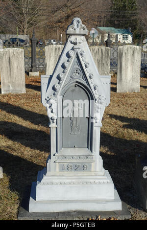 N/A. Englisch: Spencertown Friedhof - Austerlitz, New York, USA. 15 Januar 2017, 15:00:40. Spencertown Daderot 30 1879 - Friedhof - Austerlitz, New York - DSC 07631 Stockfoto