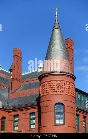 N/A. Englisch: Belmont Rathaus - Belmont, Massachusetts, USA. 26 Februar 2017, 12:34:23. Daderot 185 Belmont Rathaus - Belmont, MA-DSC 07845 Stockfoto