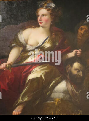 N/A. Englisch: Judith mit dem Haupt des Holofernes von Pietro Dandini, C. 1670-1680, Öl auf Leinwand, Lowe Art Museum. zwischen ca. 1670 und ca. 1680. Pietro Dandini (1646 - 1712) Alternative Namen Pier Dandini Beschreibung italienischer Maler Geburtsdatum / Tod 12. April 1646 1712 Ort der Geburt / Tod Florenz Florenz des Barock Arbeitsort Venedig, Bologna, Modena; Rom; Florenz Authority control: Q 3382675 VIAF: 59357913 ISNI: 0000 0000 6663 1893 ULAN: 500010987 LCCN: Nr 91026735 WGA: DANDINI, Pietro WorldCat 2' Judith mit dem Haupt des Holofernes" von Pietro Dandini, Lowe Art M Stockfoto