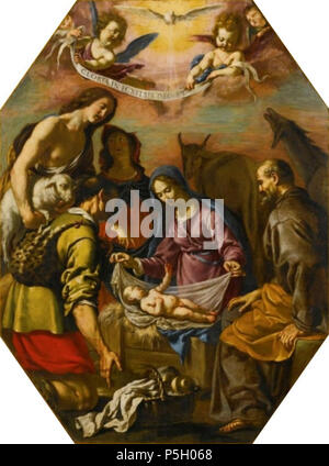 N/A. Englisch: die Anbetung der Hirten von Matteo Rosselli, Öl auf Leinwand, 122,8 um 92 cm. Matteo Rosselli (1578 - 1650) Alternative Namen Matteo Rosselli; Matteo Rosseli; M.; Roselli Roselli; Roselli Matteo; Rosselli Beschreibung italienischer Maler Geburtsdatum / Tod am 8. August 1578/ 10. August 1578 vom 18. Januar 1650 Ort der Geburt / Tod Florenz Florenz Arbeitsort Florenz Befehlsgewalt: Q 944534 VIAF: 64277973 ISNI: 0000 0000 7103 6394 ULAN: 500016539 LCCN: Nr. 2009140070 WGA: ROSSELLI, Matteo WorldCat 4 "Die Anbetung der Hirten' von Matteo Rosselli Stockfoto