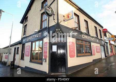 Fivemiletown, County Fermanagh, Nordirland Großbritannien. 3. November 2013. Straßenszenen in der Stadt Fivemiletown Stockfoto