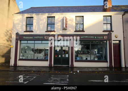 Fivemiletown, County Fermanagh, Nordirland Großbritannien. 3. November 2013. Straßenszenen in der Stadt Fivemiletown Stockfoto