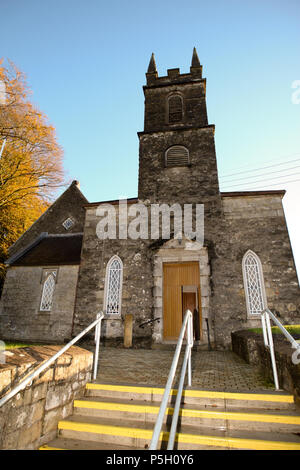 Fivemiletown, County Fermanagh, Nordirland Großbritannien. 3. November 2013. Straßenszenen in der Stadt Fivemiletown Stockfoto