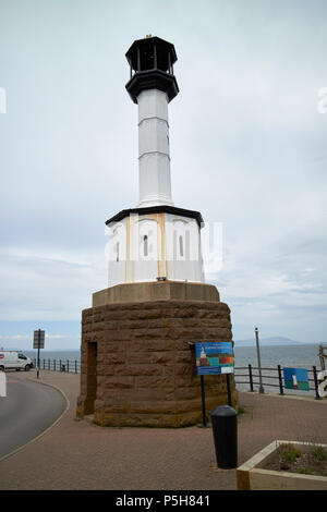 Die alte maryport Leuchtturm Maryport Cumbria England Großbritannien Stockfoto