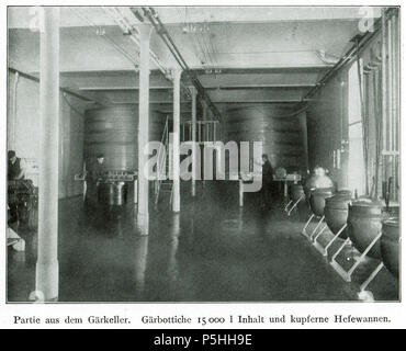 230 Brauerei Sternburg (Lützschena), Gährkeller, um 1907 Stockfoto