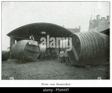 230 Brauerei Sternburg (Lützschena), Brauereihof, um 1907 Stockfoto