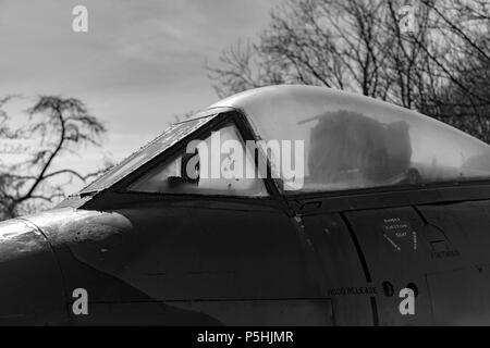 Gloster Meteor Kalten Krieg fighter Jet Stockfoto