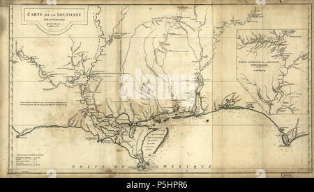 N/A. Englisch: Anville 1732 Karte von Louisiana Français: Carte de La Louisiane par le Sr. d'Anville. Dressée en Mai 1732. [Gravée par] Guille. de la Haye. Erstellt 1732, in Paris im Jahre 1752 veröffentlicht. Jean Baptiste Bourguignon d'Anville (1697 - 1782) Beschreibung der französische Geograph und Kartograph Geburtsdatum / Tod 11. Juli 1697 vom 28. Januar 1782 Ort der Geburt / Todes Paris Paris arbeiten Standort Paris Aufsicht: Q 733907 VIAF: 7472342 ISNI: 0000 0001 2119 4359 80126318 LCCN: n NLA: 35007441 Open Library: OL 926729 ein WorldCat 21 1732 Karte von Louisiana Stockfoto