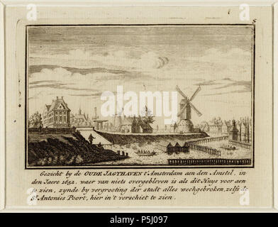 N/A. Deutsch: Beschreibung Gezicht durch De Oude Jagthaven 't Amsterdam aen den Amstel, in der Höhle Jaere 1652 De Bad M nstereifel van de Blauwbrug gezien uit westelijke Richting. In Het verschiet De Tweede Sint Antoniespoort. Techniek: ets. Datering vervaardiging: 1730. Documenttype prent Vervaardiger Rademaker, Abraham (1675-1735) Collectie Collectie Stadsarchief Amsterdam: tekeningen en prenten Datering 1730 Geografische naam Amstel Inventarissen Http://archief.amsterdam/archief/10097/010097003680 Afbeeldingsbestand 010097003680. vervaardiging: 1730.. Rademaker, Abraham (1675-1735) 54 Abraham Rademake Stockfoto