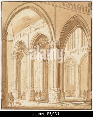 N/A. Deutsch: Beschreibung Nieuwe Kerk Gezien uit Het zuidertransept naar het Westen, na Marke van 1645. Documenttype tekening Vervaardiger Rademaker, Abraham (1675-1735) Collectie Collectie Koninklijk Oudheidkundig Genootschap Inventarissen Http://archief.amsterdam/archief/30096/1831 Afbeeldingsbestand KOG-AA -2-05-130. Vor 1735. Rademaker, Abraham (1675-1735) 55 Abraham Rademaker, AFB KOG-AA -2-05-130 Stockfoto