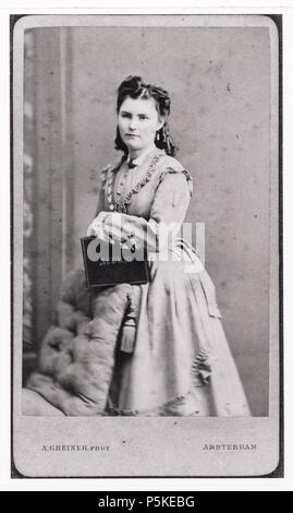 N/A. Deutsch: Beschreibung Onbekend Zogenaamde 'Carte-de-Visite'. Documenttype foto Vervaardiger Greiner, Albert (1833-1890) Collectie Collectie Stadsarchief Amsterdam: foto-afdrukken Inventarissen Http://archief.amsterdam/archief/10003 Afbeeldingsbestand OSIM 00006002056. Vor 1948. Greiner, Albert (1833-1890) 73 Albert Greiner Afb OSIM 00006002056 Stockfoto