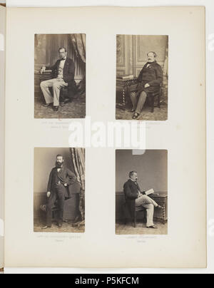 76 Album des Députés au Corps Législatif entre 1852-1857 - p45 Stockfoto