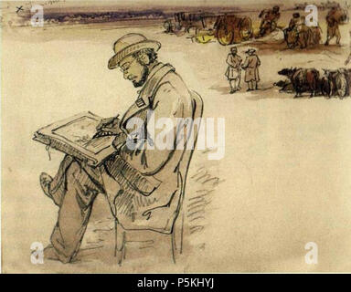 N/A. Român: Portretul lui Carol Popp de Szathmari desenând stând pe un scaun - muzeul Municipiului Bucureti. Datum unbekannt. Amedeo Preziosi (1816 - 1882) Alternative Namen Amadeo Preziosi Beschreibung maltesischen Maler Geburtsdatum / Tod vom 2. Dezember 1816 27. September 1882 Ort der Geburt / Todes Malta Yeilköy Arbeiten Standort: Rumänien, Balkan, Türkei Authority control: Q 3675462 VIAF: 2741854 ISNI: 0000 0000 8082 574 X ULAN: 500119781 85197102 LCCN: n GND: 131791583 WorldCat 93 Amedeo Preziosi - Szathmari desenand Stockfoto