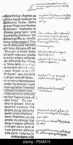 N/A. Englisch: Anmerkungen von Chris. Columbus zu Pierre de Ailly der Texte. Vor Columbus' Tod. Christoph Kolumbus (1451 - 1506) Alternative Namen Cristoforo Colombo; Columbus; Cristóbal Colón; Cristobal Colon Beschreibung italienische Explorer und sailor Datum der Geburt / Tod 1451 20. Mai 1506 Ort der Geburt / Todes Savona Valladolid Authority control: Q7322 VIAF: 17231583 ISNI: 0000 0001 2122 2444 ULAN: 500237956 LCCN: n 78085478 NARA: 10583172 WorldCat 106 Anmerkungen von Columbus Stockfoto