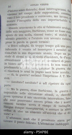 N/A. Foto aus dem Buch "alla Terra Alla Luna', 1880 gedruckt. . Jules Verne (1828 - 1905) Alternative Namen Jules Gabriel Verne Beschreibung französischer Schriftsteller Geburtsdatum / Tod vom 8. Februar 1828 24. März 1905 Ort der Geburt / Todes Nantes Amiens Arbeit Periode 1850-Authority control: Q 33977 VIAF: 76323989 ISNI: 0000 0001 2140 0562 ULAN: 500253402 79064013 LCCN: n NLA: 35580378 WorldCat 406 Dalla Terra alla Luna - 016 Stockfoto