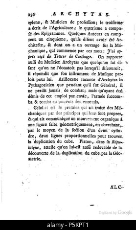 121 Archytas 256 Stockfoto