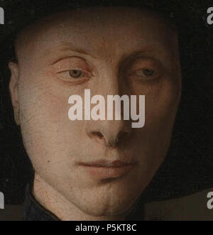 Arnolfini Portrait. Deutsch: Das Arnolfini Portrait Detail. 1434. N/A 128 Arnolfini Portrait 1. Stockfoto