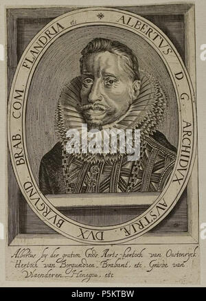 N/A. Grafik aus dem Klebeband Nr.1 der Fürstlich Waldeckschen Hofbibliothek Arolsen Motiv: Erzherzog Albrecht. Zwischen 16. und 19. Jahrhunderts. Unbekannt 129 Arolsen Klebeband 01 027 2 Stockfoto