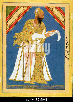 N/A. Englisch: Sultan 'Ali 'Adil Shah von Bijapur (1557-79), Indien, Deccan, Jerusalem, ca. 1570. Datum unbekannt. Unbekannt 85 Ali Adil Shah I Stockfoto